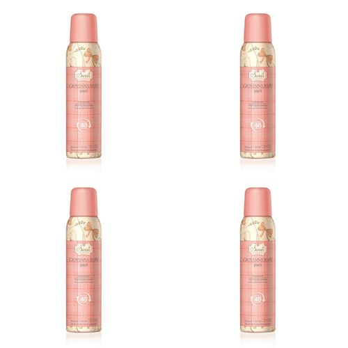 Kit c/4 Unidades de Giovanna Baby Desodorante Aerosol Peach 150ml
