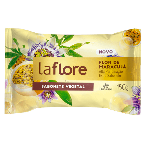Kit c/9 Davene Sabonete Laflore Maracujá 150g