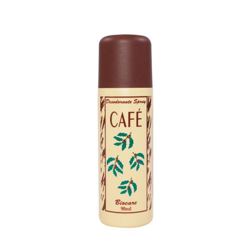 Kit c/4 Unidades de Desodorante Spray Biocare 90ml Café