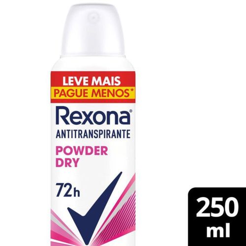 Kit c/9 Unidades de Desodorante Rexona Aero Powder Dry 250ml