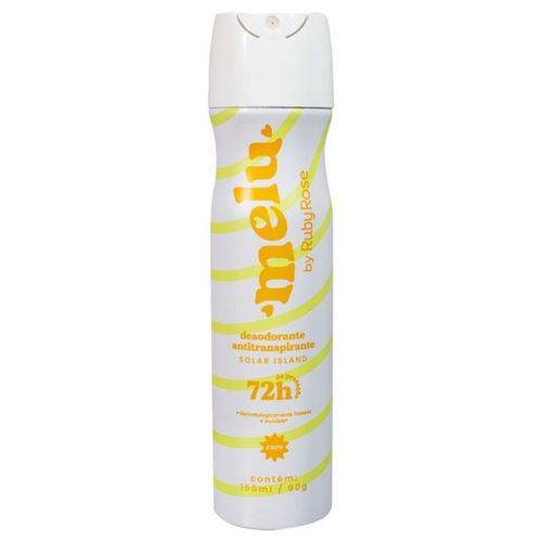 Kit c/9 Unidades de Desodorante Aerosol Solar Island Melu Rr68013 Ruby Rose