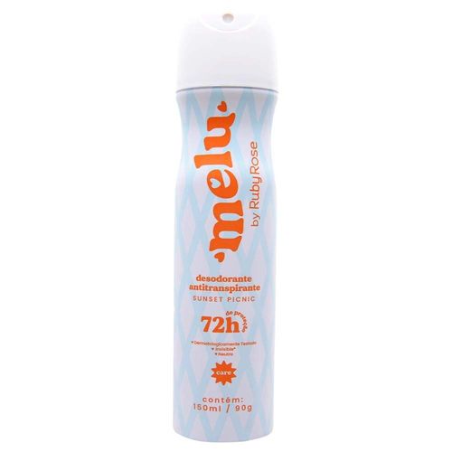 Kit c/9 Unidades de Desodorante Aerosol Sunset Picnic Melu Rr68011 Ruby Rose