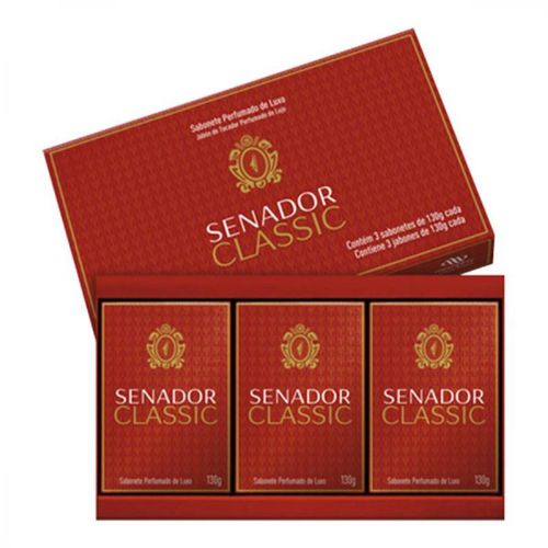 Kit c/9 Sabonete Kit Senador Classic