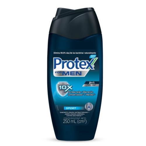 Kit c/9 Sabonete Líquido Protex Men Sports 250ml Kit c/9 Sabonete Líquido Protex Men Sports 250ml