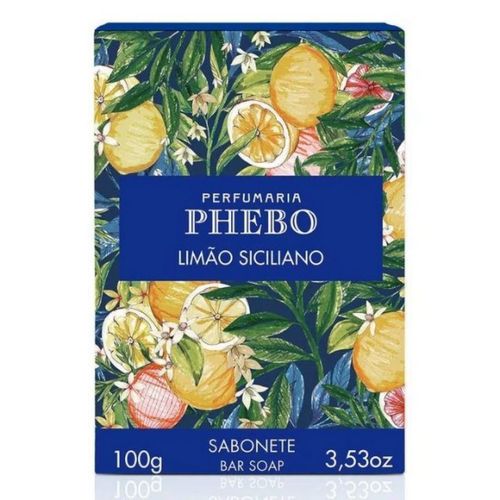 Kit c/9 Sabonete Phebo 100g Limão Siciliano