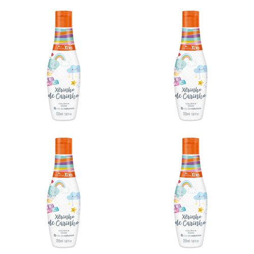 Kit c/4 Unidades de Desodorante Colônia Xero de Carinho 225ml