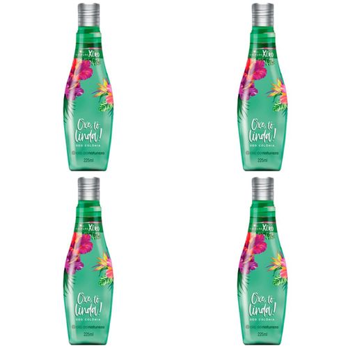 Kit c/4 Unidades de Desodorante Colônia Ôxe Tô Linda 225ml