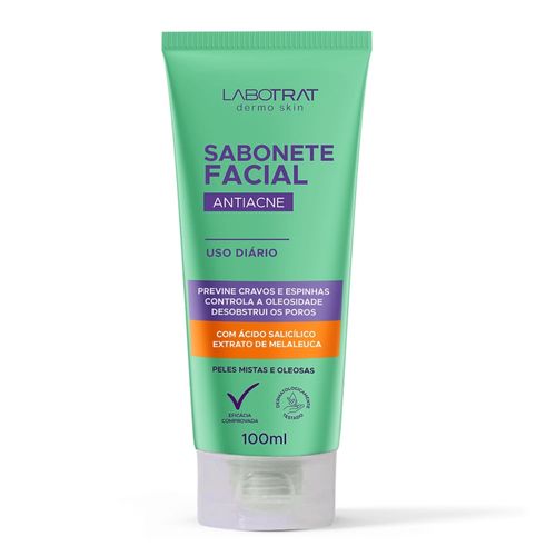 Kit c/4 Sabonete Facial Antiacne Labotrat 100ml