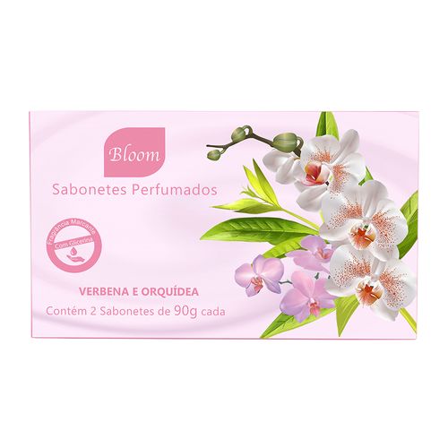 Kit c/4 Sabonete Bloom 90g Estojo c/ 2 Unidades Verbena & Orquidea