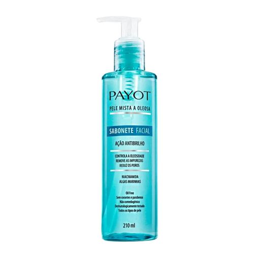 Kit c/4 Sabonete Facial Facial Pele Mista e Oleosa 210ml Payot