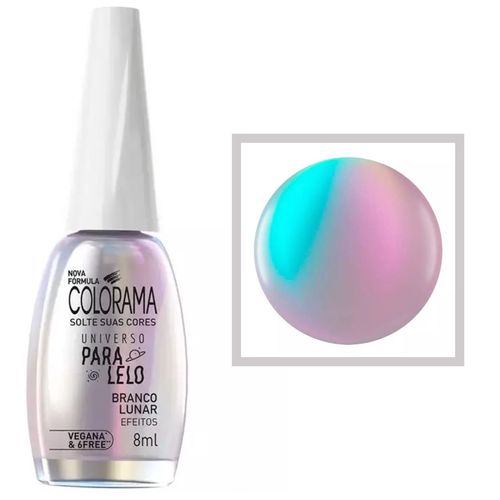 Kit c/2 Unidades de Esmalte Colorama Universo ParaLelo Branco Lunar