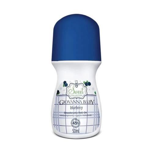 Kit c/4 Unidades de Desodorante Giovanna Baby Rollon Blueberry 50ml