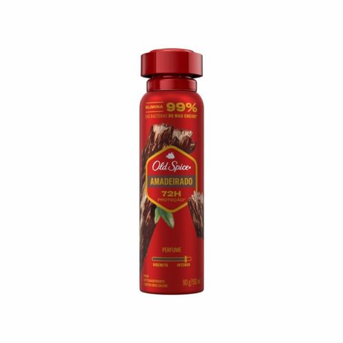 Kit c/4 Unidades de Desodorante Old Spice Aero Jato 90g Amadeirado