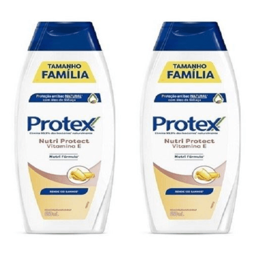 Kit c/2 Sabonetes Líquido Protex Vitamina E 650ml
