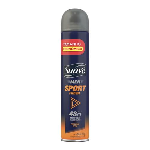 Kit c/2 Unidades de Desodorante Suave Aero Men Sport 200ml