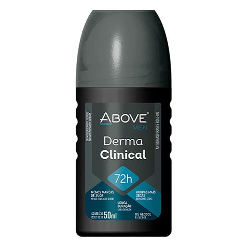 Kit c/2 Unidades de Above Desodorante Antitranspirante Rollon Derma Clinical Men 50Ml