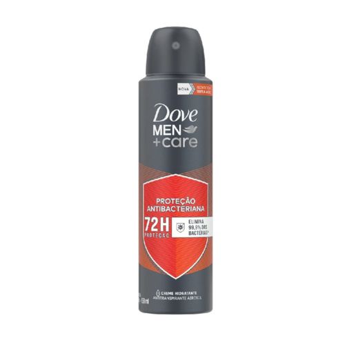 Kit c/2 Unidades de Desodorante Dove Aero Men Proteção Antibacteriana 150ml