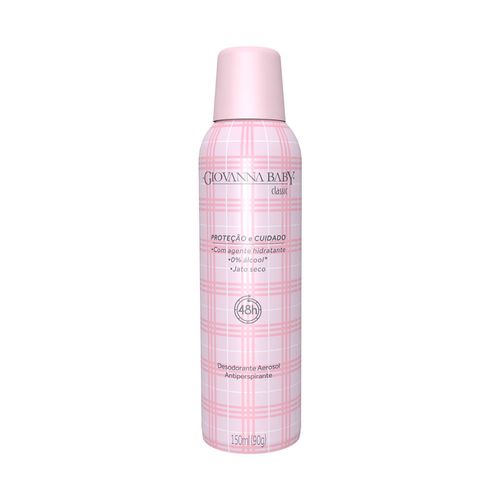 Kit c/2 Unidades de Desodorante Giovanna Baby Aero S/Alumin Classic 150ml