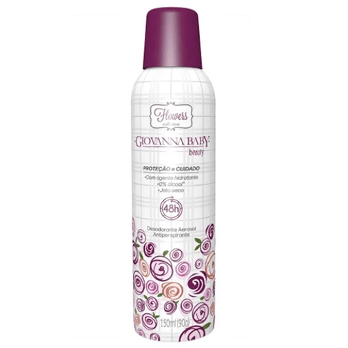 Kit c/2 Unidades de Desodorante Giovanna Baby Aero Beauty 150ml