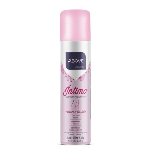 Kit c/2 Unidades de Desodorante Íntimo Above Deo Spray Com 100ml
