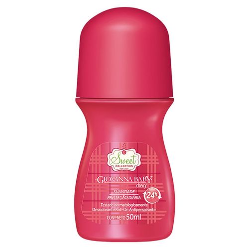 Kit c/2 Unidades de Desodorante Giovanna Baby Rollon Cherry 50ml