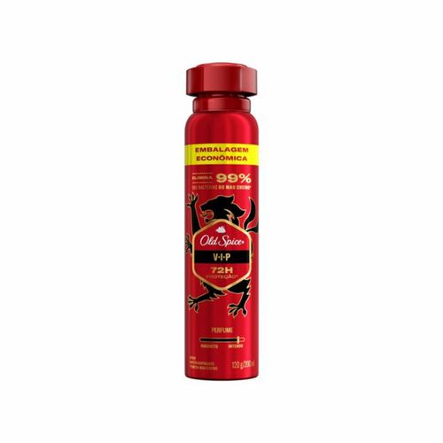 Kit c/2 Unidades de Desodorante Aerosol Jato Seco Old Vip 120g