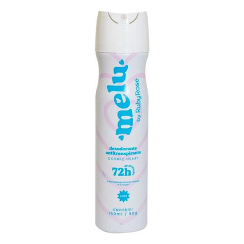 Kit c/2 Unidades de Desodorante Aerosol Cosmic Heart Melu Rr68016 Ruby Rose