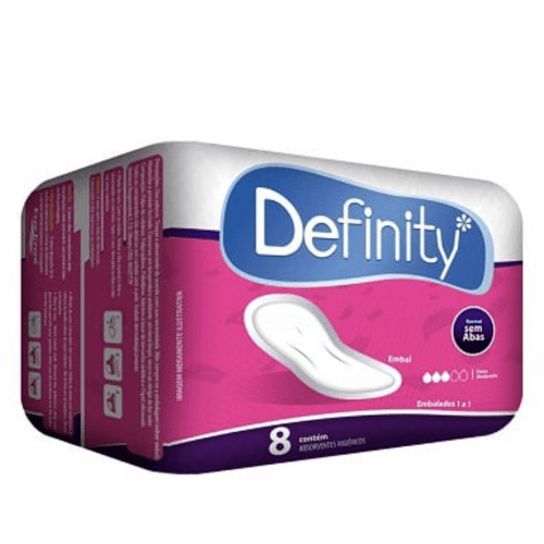 Kit c/2 Absorvente Definity 1A1 Normal Sem Abas