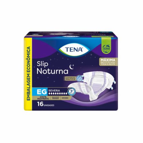 Kit 4 Fraldas Tena Slip Noturna Eg C/16 Unidades cada