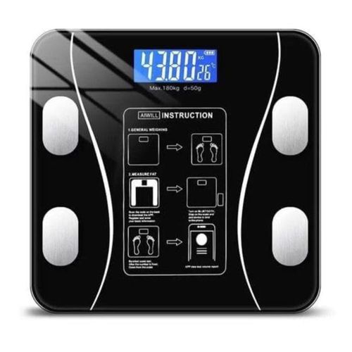 Balança de Bioimpedância com Bluetooth e APP inteligente Meça Gordura, Peso e Massa Muscular Balança de Bioimpedância com Bluetooth e APP inteligente Meça Gordura, Peso e Massa Muscular