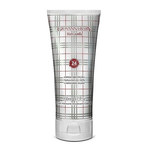 Giovanna Baby Blanc Vanilla Loção Hidratante 200ml Giovanna Baby Blanc Vanilla Loção Hidratante 200ml