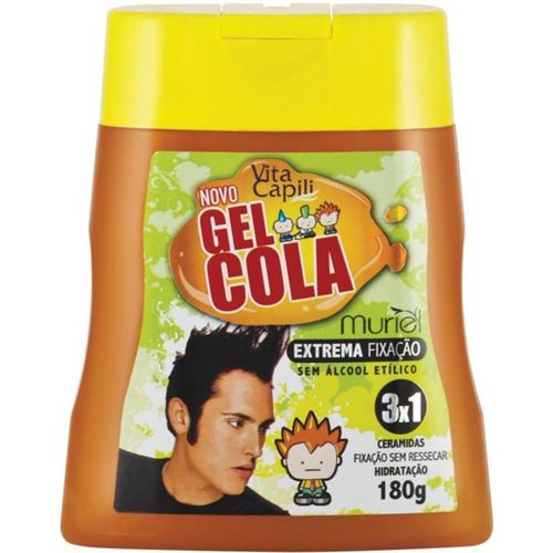 Gel Fixador Cola Vita Laranja 180g Gel Fixador Cola Vita Laranja 180g