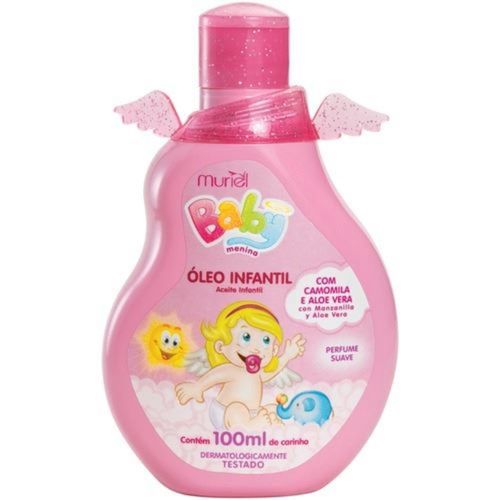 Óleo Corporal Baby Muriel Rosa 100ml Óleo Corporal Baby Muriel Rosa 100ml
