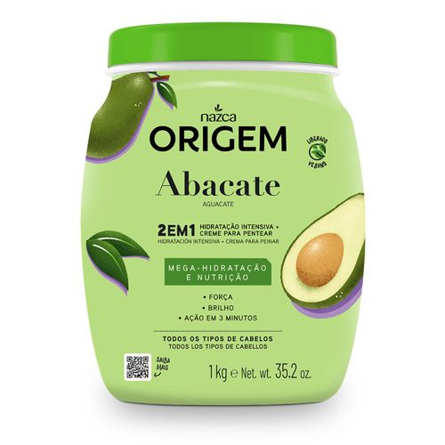Origem 1Kg Hidratação Intensiva Abacate Origem 1Kg Hidratação Intensiva Abacate