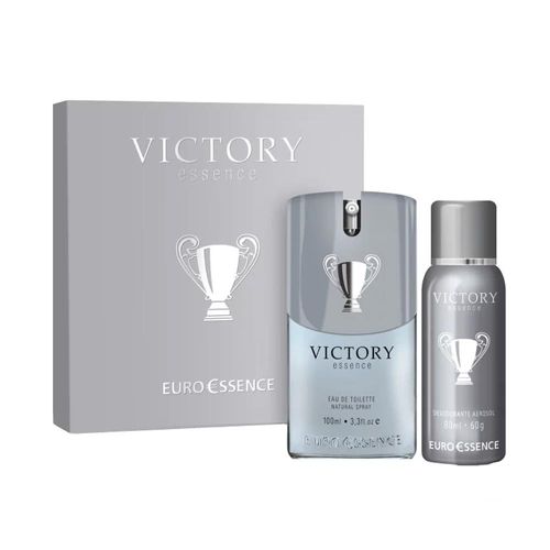 Kit Euro Essence Masculino Victory Kit Euro Essence Masculino Victory