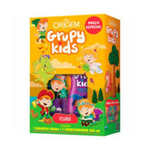 Gkids Kit Shampoo + Condicionador Força Vitaminada 500ml+250ml Gkids Kit Shampoo + Condicionador Força Vitaminada 500ml+250ml