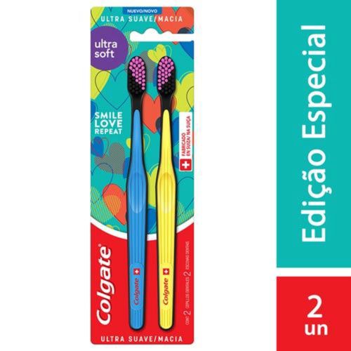 Escova Dental Colgate Ultra Soft Pack com 2 Und Escova Dental Colgate Ultra Soft Pack com 2 Und