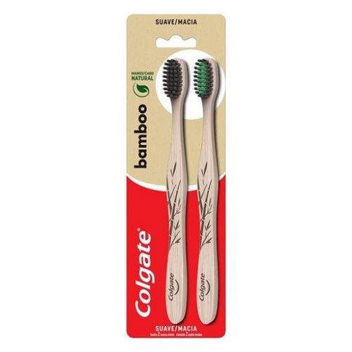 Escova Dental Colgate Bamboo com 2 Und Escova Dental Colgate Bamboo com 2 Und