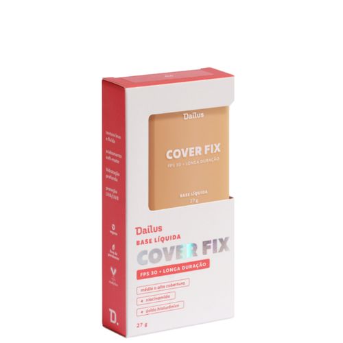 Base Líquida Dailus Cover Fix Médio D5 Base Líquida Dailus Cover Fix Médio D5