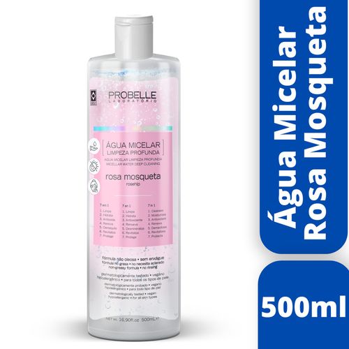 Água Micelar Prob Rosa Mosquet 500Ml Água Micelar Prob Rosa Mosquet 500Ml