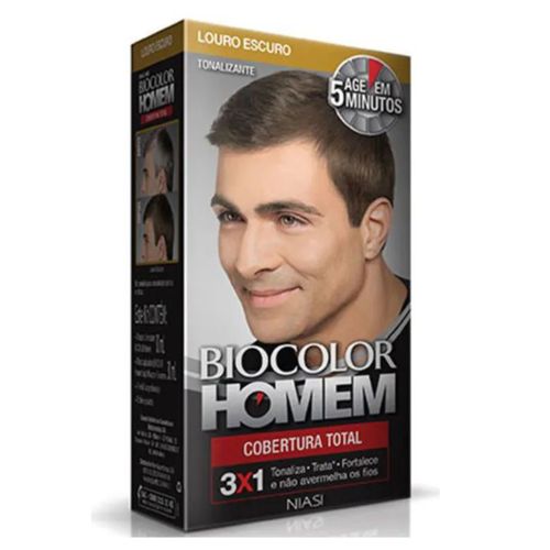 Tintura Biocolor Homem 60g Louro Escuro Tintura Biocolor Homem 60g Louro Escuro