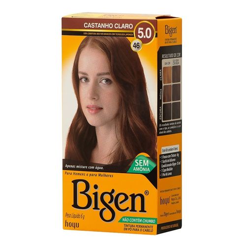 Tintura Bigen 46 Castanho Claro Tintura Bigen 46 Castanho Claro