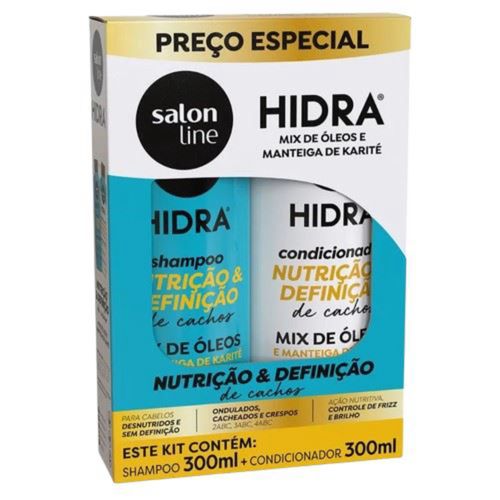 Shampoo + Condicionador Salon Line Hidra 300ml Manteiga De Karite Shampoo + Condicionador Salon Line Hidra 300ml Manteiga De Karite