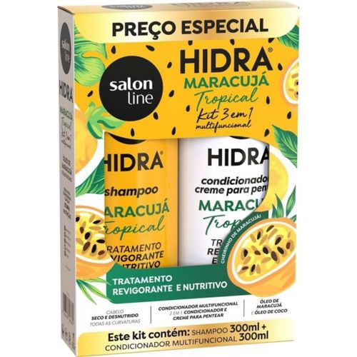 Shampoo + Condicionador Salon Line 300ml Hidra Maracujá Shampoo + Condicionador Salon Line 300ml Hidra Maracujá