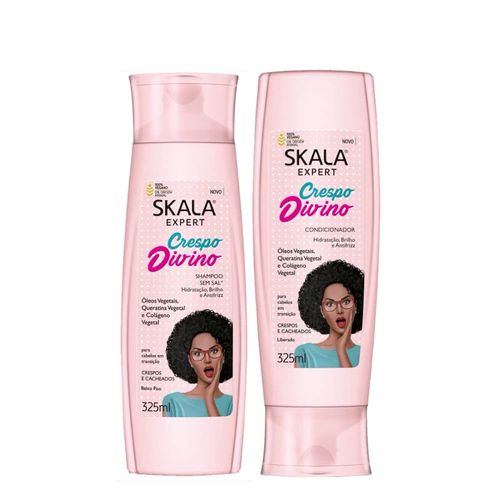 Shampoo + Condicionador Skala 325ml Crespo Divino Shampoo + Condicionador Skala 325ml Crespo Divino