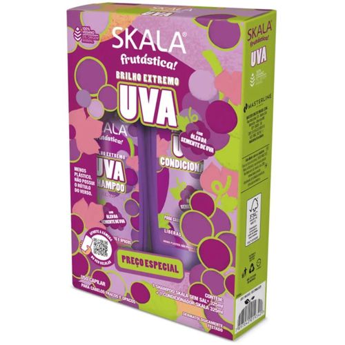 Shampoo + Condicionador Skala 325ml Uva Shampoo + Condicionador Skala 325ml Uva