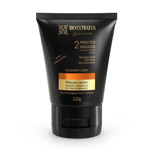 Máscara Bio Extratus Colorante Cobre 120g Máscara Bio Extratus Colorante Cobre 120g