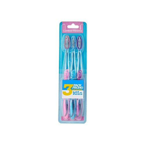 Escova De Dentes Klin C/3 Unidades Soft Clean Escova De Dentes Klin C/3 Unidades Soft Clean