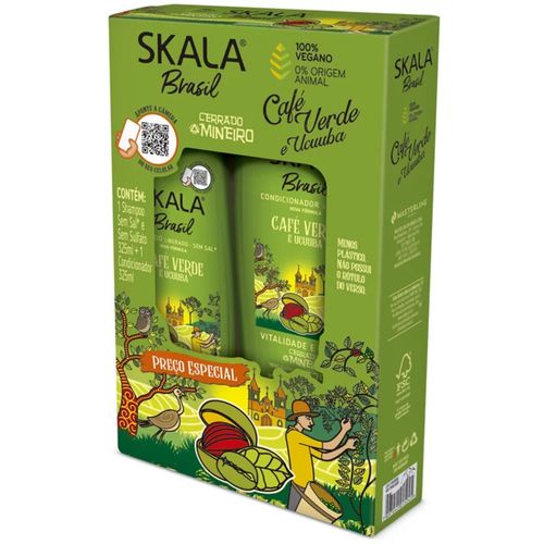 Shampoo + Condicionador Skala 325ml Café Verde Shampoo + Condicionador Skala 325ml Café Verde