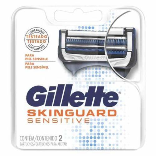 Carga Barbear Gillette Skinguard C/2 Sensitive Carga Barbear Gillette Skinguard C/2 Sensitive